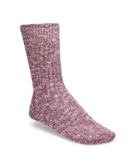 Birkenstock Cotton Slub.1030807 Calza in cotone a costine Beige e Bordeau