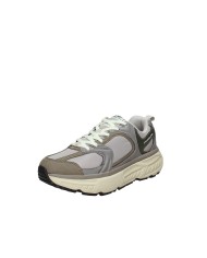 Fessura Trail DVL Sneaker da uomo in nylon e microfibra Grigio e Taupe