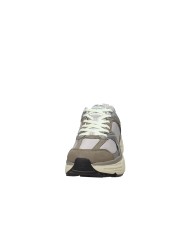 Fessura Trail DVL Sneaker da uomo in nylon e microfibra Grigio e Taupe