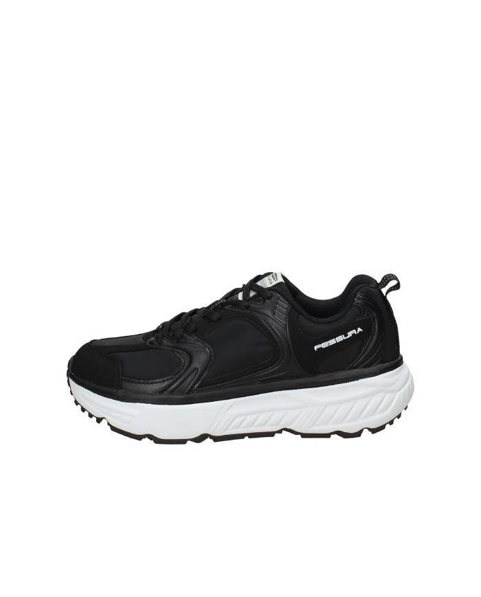 Fessura Trail DVL Sneaker da uomo in nylon e microfibra Nero Fessura Trail DVL Sneaker da uomo in nylon e microfibra Nero