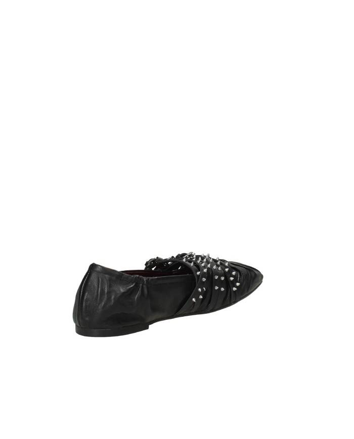 Ash Brendah Ballerina con cinturini in nappa Nero Ash Brendah Ballerina con cinturini in nappa Nero