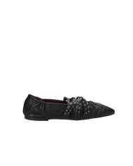 Ash Brendah Ballerina con cinturini in nappa Nero