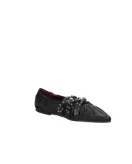 Ash Brendah Ballerina con cinturini in nappa Nero
