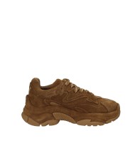 Ash AddictBis Sneaker donna suola chanky in camoscio Tabacco