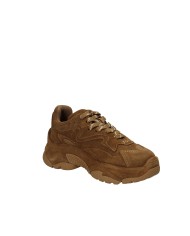 Ash AddictBis Sneaker donna suola chanky in camoscio Tabacco