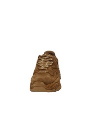Ash AddictBis Sneaker donna suola chanky in camoscio Tabacco