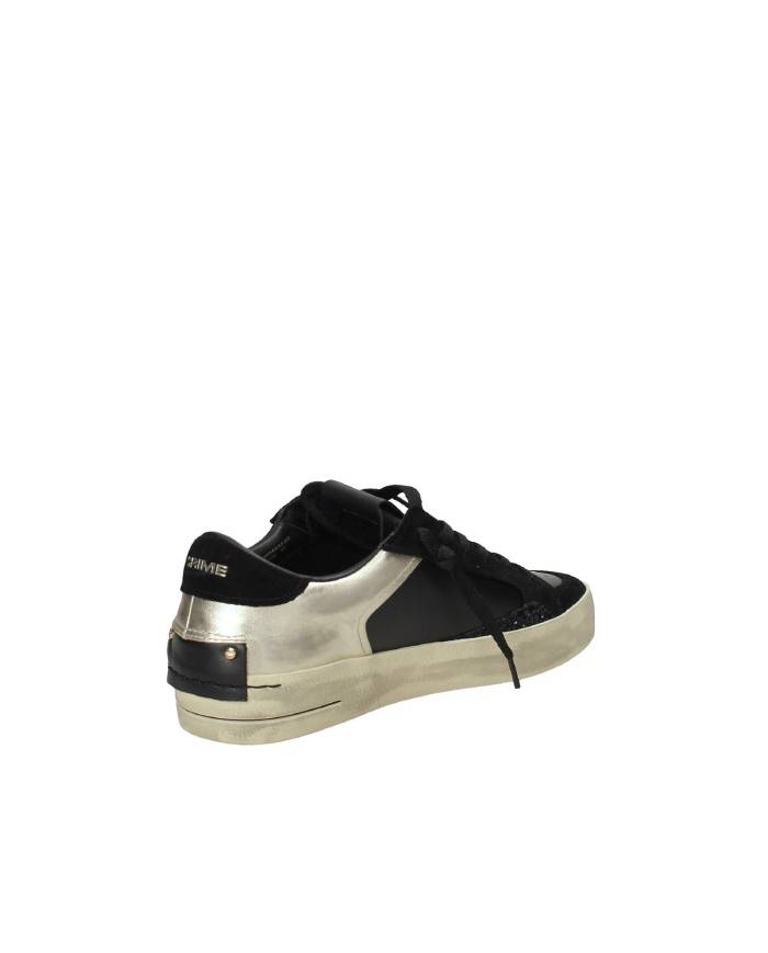 Crime London Sk8 Delux.28104 Sneaker basse da donna in pelle Nero