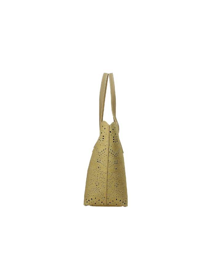 Ermanno Firenze 12401910 Borsa mezzaluna in canvas sangallo Sabbia