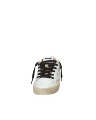 Crime London Sk8 Delux.25192 Sneaker basse donna in pelle e pailettes Bianco e Oro Crime London Sk8 Delux.25192 Sneaker basse donna in pelle e pailettes Bianco e Oro