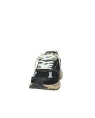 Crime London Fugitive.14302 Sneaker running uomo in pelle e tessuto Nero