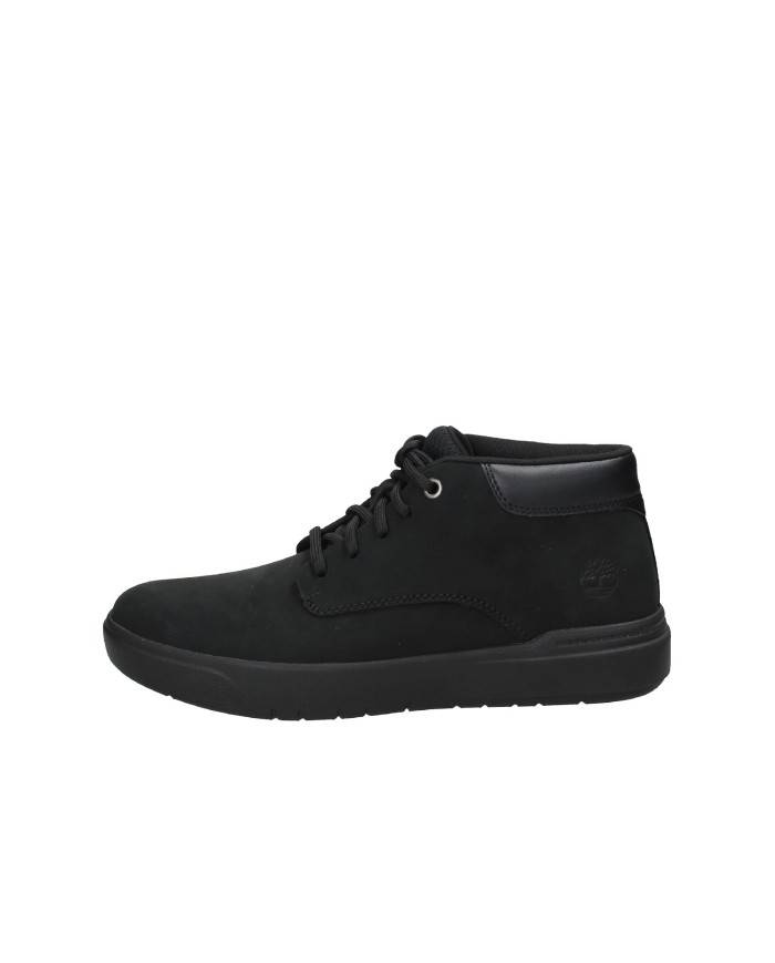 Timberland® Seneca Bay.015 Sneaker alta da uomo in nabuk Premium Leather Nero Timberland® Seneca Bay.015 Sneaker alta da uomo in nabuk Premium Leather Nero
