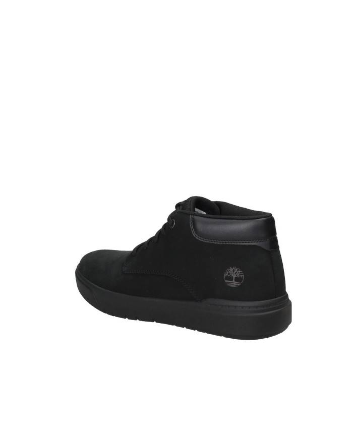 Timberland® Seneca Bay.015 Sneaker alta da uomo in nabuk Premium Leather Nero Timberland® Seneca Bay.015 Sneaker alta da uomo in nabuk Premium Leather Nero