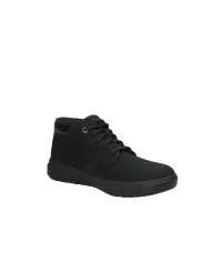 Timberland® Seneca Bay.015 Sneaker alta da uomo in nabuk Premium Leather Nero