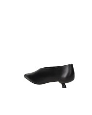 JVAM Grant40177 Décolleté accollata "kitten heels" in pelle Nero