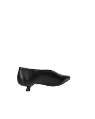 JVAM Grant40177 Décolleté accollata "kitten heels" in pelle Nero