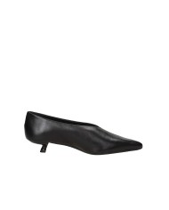 JVAM Grant40177 Décolleté accollata "kitten heels" in pelle Nero