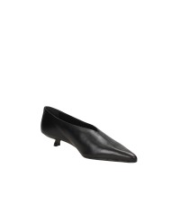 JVAM Grant40177 Décolleté accollata "kitten heels" in pelle Nero