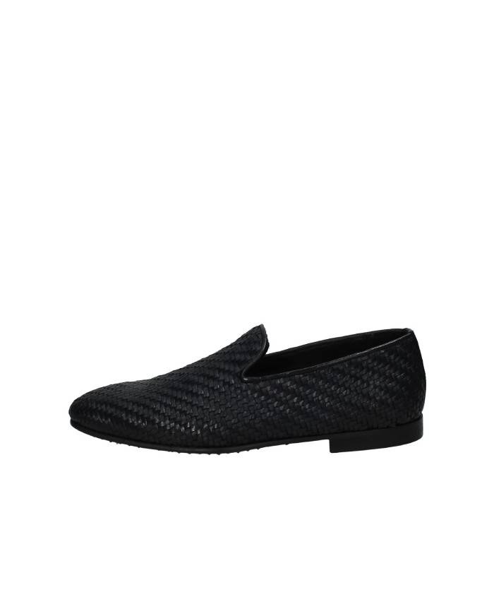 Pawelk's 19037 Mocassino in pelle intrecciata Nero Pawelk's 19037 Mocassino in pelle intrecciata Nero