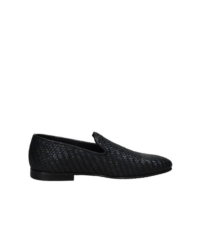 Pawelk's 19037 Mocassino in pelle intrecciata Nero Pawelk's 19037 Mocassino in pelle intrecciata Nero