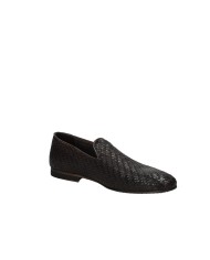 Pawelk's 19037 Mocassino in pelle intrecciata Testa Moro