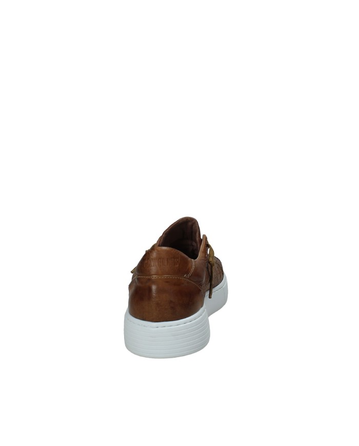 Pawelk's 20620 Sneaker in pelle con intreccio Tan Pawelk's 20620 Sneaker in pelle con intreccio Tan