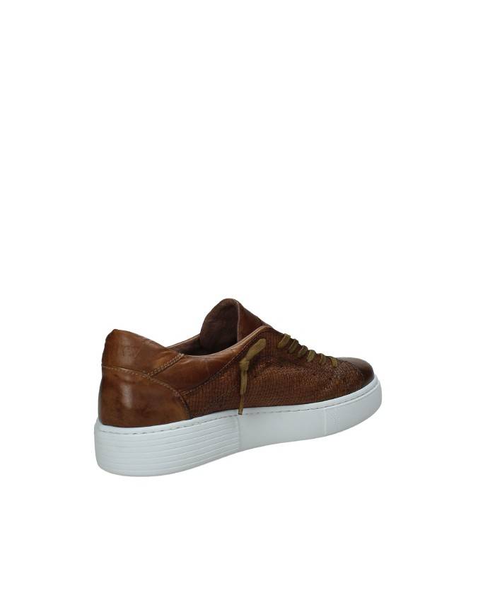 Pawelk's 20620 Sneaker in pelle con intreccio Tan Pawelk's 20620 Sneaker in pelle con intreccio Tan