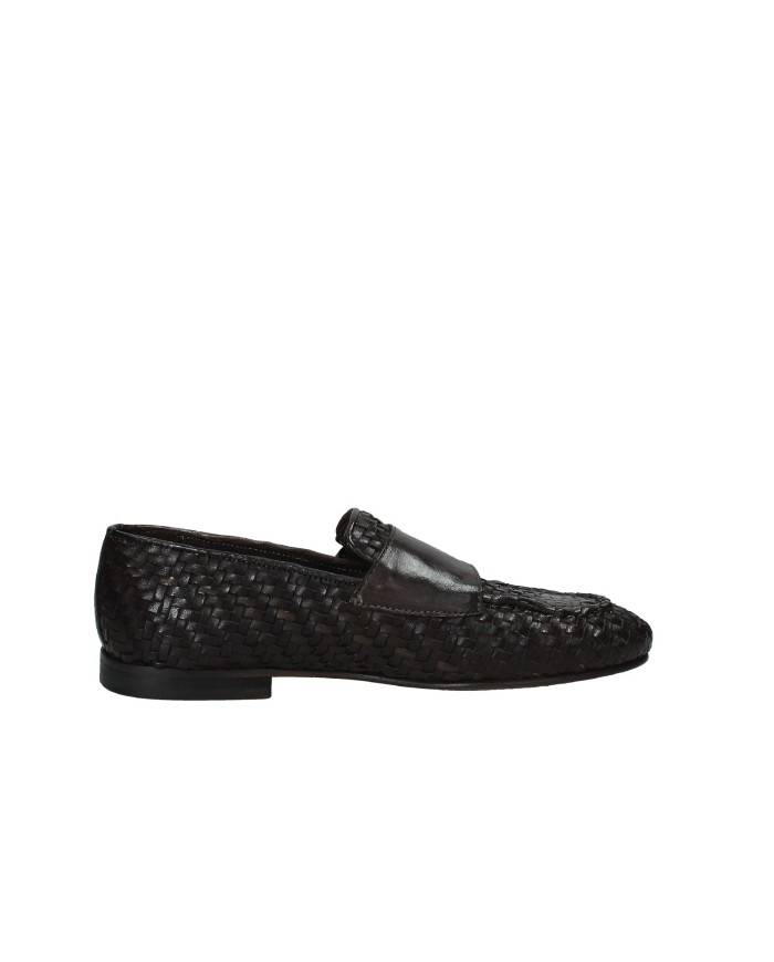 Pawelk's 22181 Mocassino in pelle intrecciata con due fibbie Testa Moro Pawelk's 22181 Mocassino in pelle intrecciata con due fibbie Testa Moro