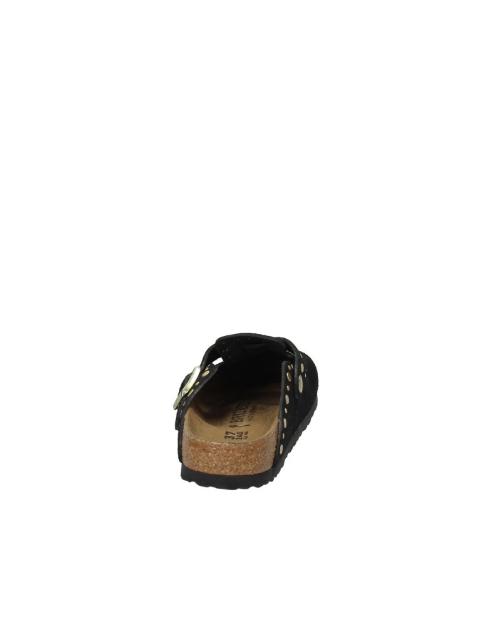 Birkenstock Boston Rivet.1030491 Sabot Boston con rivetti in camoscio Nero Birkenstock Boston Rivet.1030491 Sabot Boston con rivetti in camoscio Nero