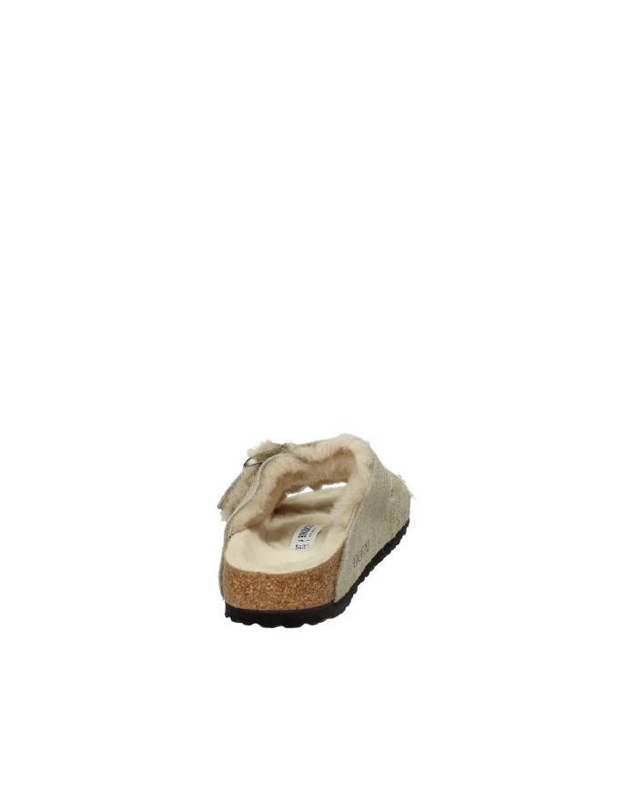 Birkenstock Arizona Shearling.1028293 Sandali Arizona con pelliccia in camoscio Taupe Birkenstock Arizona Shearling.1028293 Sandali Arizona con pelliccia in camoscio Taupe