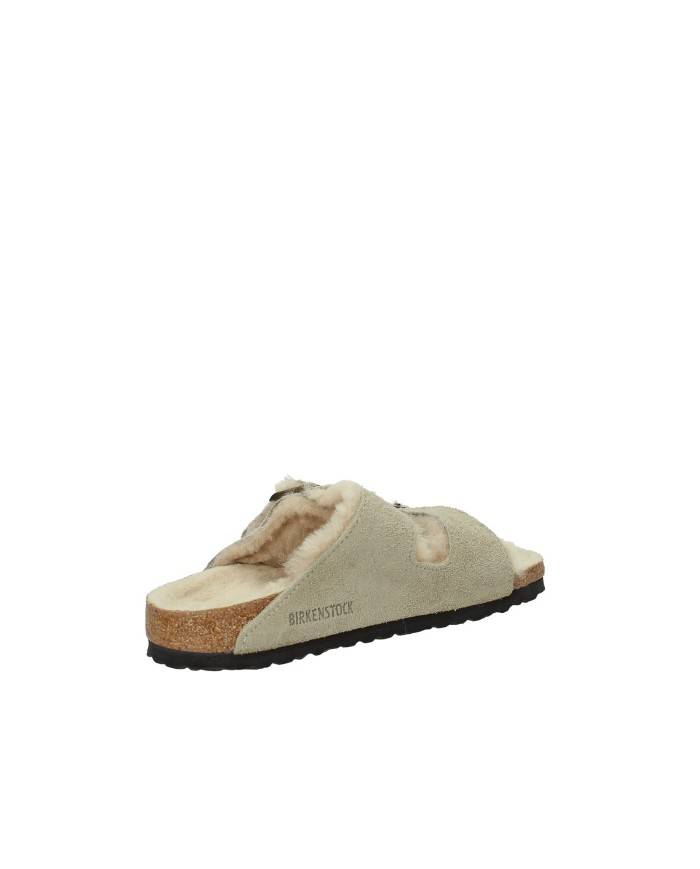 Birkenstock Arizona Shearling.1028293 Sandali Arizona con pelliccia in camoscio Taupe Birkenstock Arizona Shearling.1028293 Sandali Arizona con pelliccia in camoscio Taupe