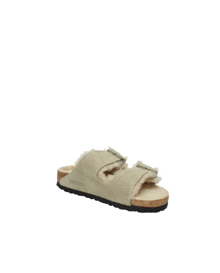 Birkenstock Arizona Shearling.1028293 Sandali Arizona con pelliccia in camoscio Taupe Birkenstock Arizona Shearling.1028293 Sandali Arizona con pelliccia in camoscio Taupe