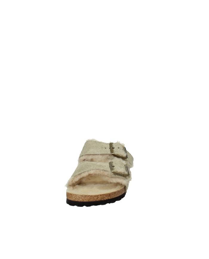 Birkenstock Arizona Shearling.1028293 Sandali Arizona con pelliccia in camoscio Taupe Birkenstock Arizona Shearling.1028293 Sandali Arizona con pelliccia in camoscio Taupe