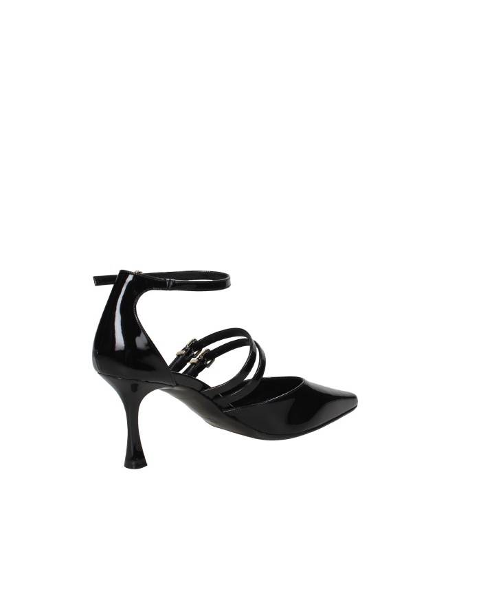 Albano 2945 Décolleté spezzato tre cinturini in vernice Nero Albano 2945 Décolleté spezzato tre cinturini in vernice Nero