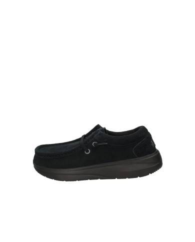Hey Dude Shoes Wendy Comfort Suede.001 Mocassino donna in camoscio Nero