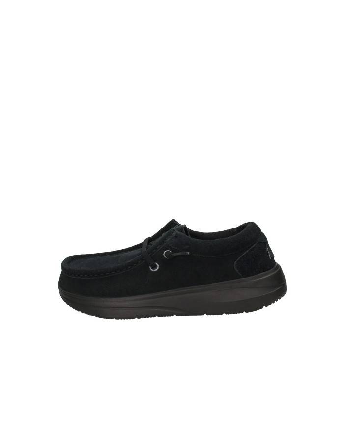 Hey Dude Shoes Wendy Comfort Suede.001 Mocassino donna in camoscio Nero