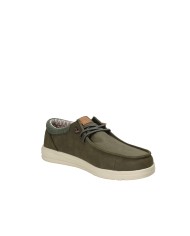 Hey Dude Shoes Paul Classic.337 Mocassino uomo in eco nabuk Verde Militare