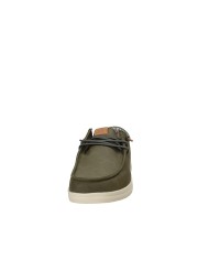 Hey Dude Shoes Paul Classic.337 Mocassino uomo in eco nabuk Verde Militare