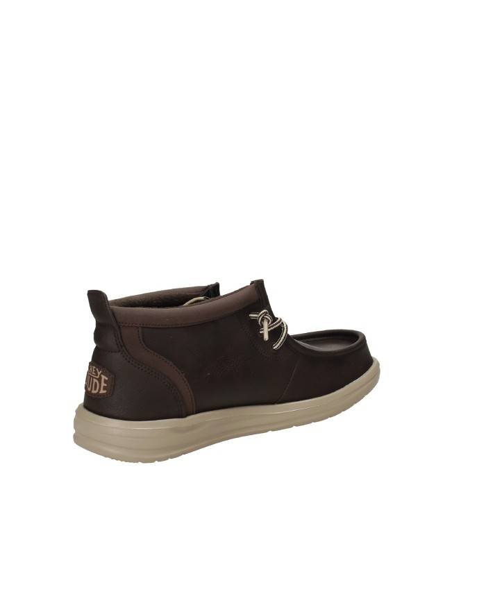 Hey Dude Shoes Wally Mid Grip Classic.21V Polacchino uomo in eco nabuk Testa Moro