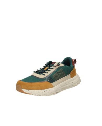 Hey Dude Shoes Sirocco Alta Nylon Sneaker uomo slip-on in tessuto e camoscio Multi Tan Hey Dude Shoes Sirocco Alta Nylon Sneaker uomo slip-on in tessuto e camoscio Multi Tan