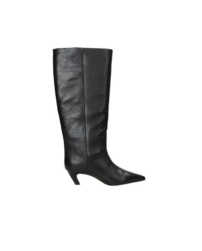 Ash Violet Stivale donna alto in pelle Nero Ash Violet Stivale donna alto in pelle Nero