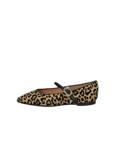 Il Borgo Firenze 5903 Ballerina con cinturino in velluto stampato Leopardo Il Borgo Firenze 5903 Ballerina con cinturino in velluto stampato Leopardo