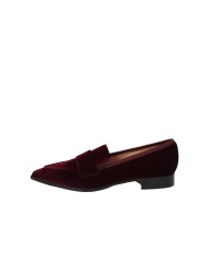 Il Borgo Firenze 9217 Mocassino donna in velluto Bordeaux