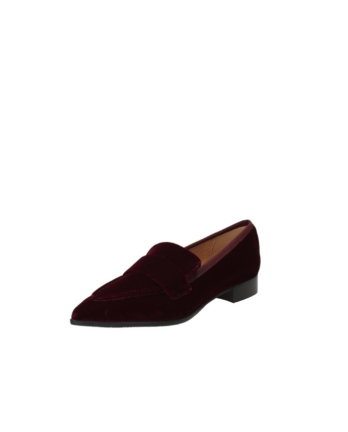 Il Borgo Firenze 9217 Mocassino donna in velluto Bordeaux