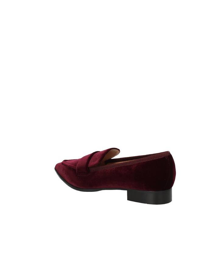 Il Borgo Firenze 9217 Mocassino donna in velluto Bordeaux
