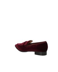 Il Borgo Firenze 9217 Mocassino donna in velluto Bordeaux