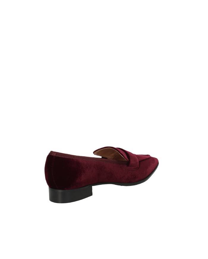 Il Borgo Firenze 9217 Mocassino donna in velluto Bordeaux
