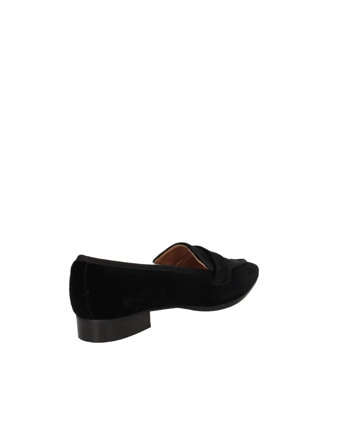 Il Borgo Firenze 9217 Mocassino donna in velluto Nero