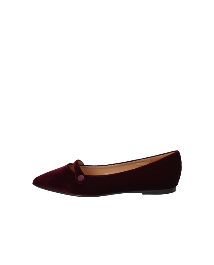 Il Borgo Firenze 5891 Ballerina slip-on con cinturino in velluto Bordeaux Il Borgo Firenze 5891 Ballerina slip-on con cinturino in velluto Bordeaux
