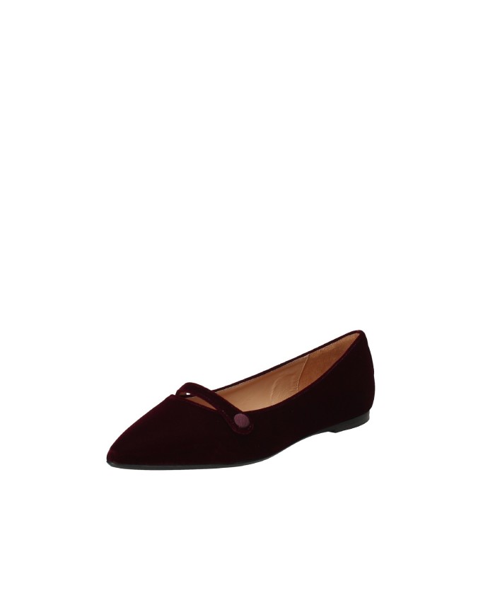 Il Borgo Firenze 5891 Ballerina slip-on con cinturino in velluto Bordeaux Il Borgo Firenze 5891 Ballerina slip-on con cinturino in velluto Bordeaux