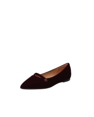 Il Borgo Firenze 5891 Ballerina slip-on con cinturino in velluto Bordeaux Il Borgo Firenze 5891 Ballerina slip-on con cinturino in velluto Bordeaux